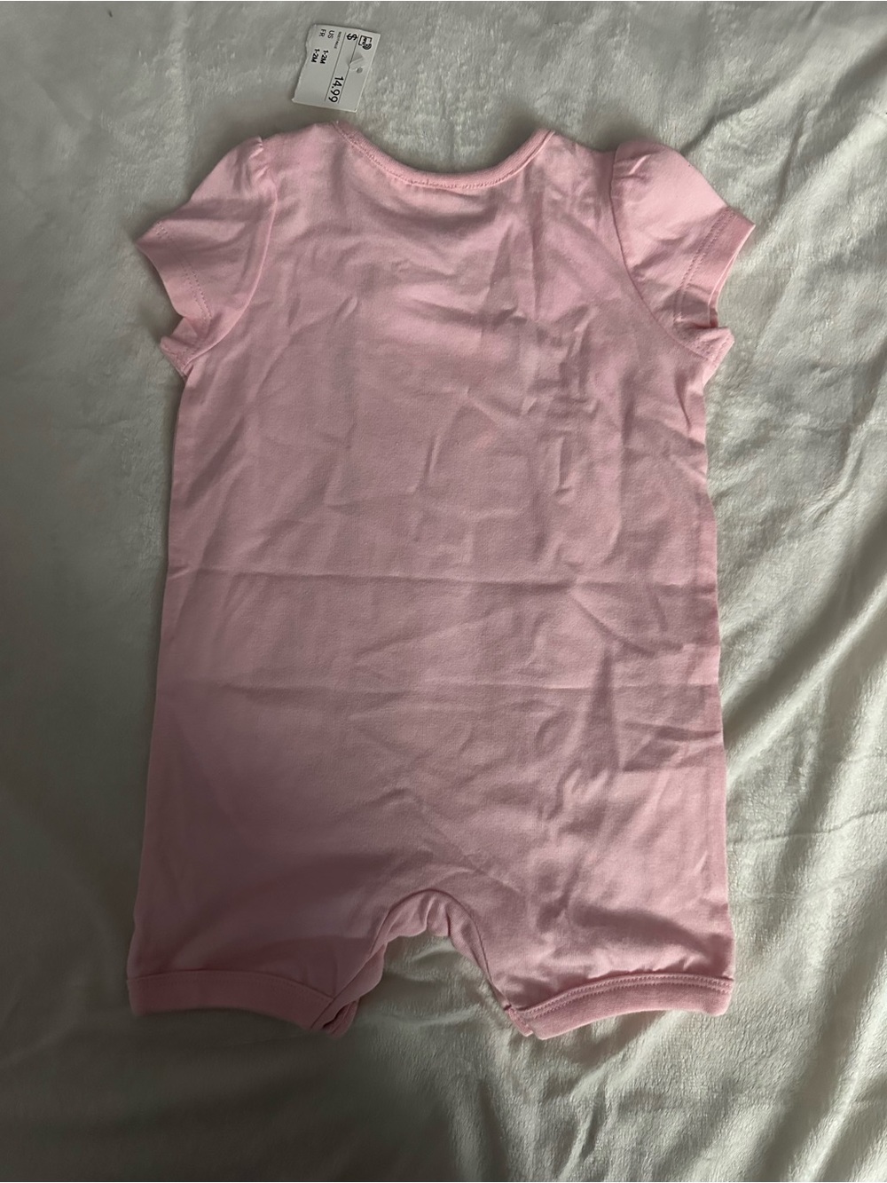 Disney Pink Minnie Mouse Short Sleeve Romper - Picture 2 of 3